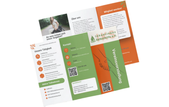 Flyer Inkontinenz Selbsthilfe