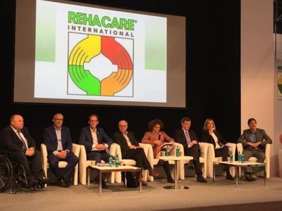 Podiumsdiskussion auf der Rehacare in Düsseldorf